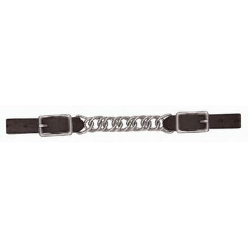 Tory Leather Flat Single Curb Chain